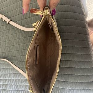 Pink and white Michael Kors purse